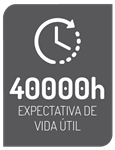 40000h - Expectativa de vida útil